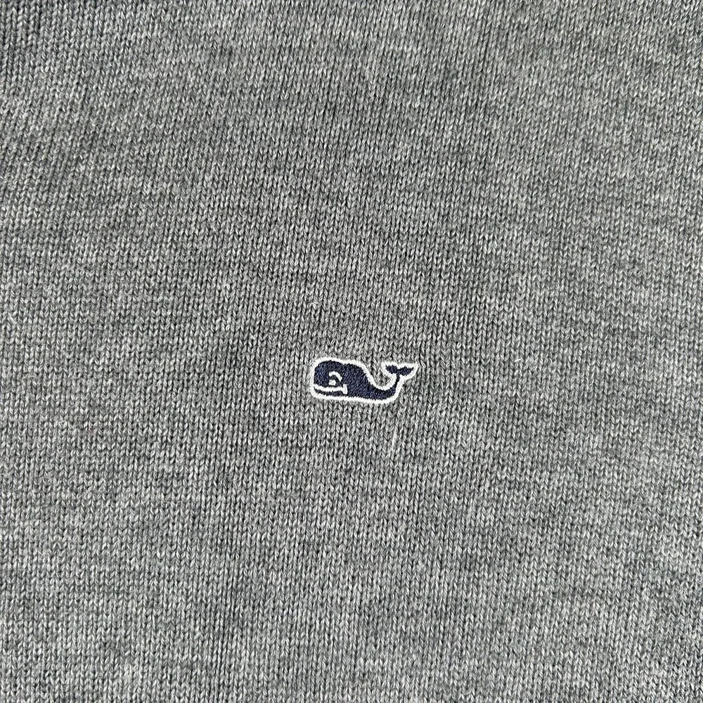 Vineyard Vines Sweater Mens XL Preppy 1/4 Zip Mock Neck Cotton Knit Pullover